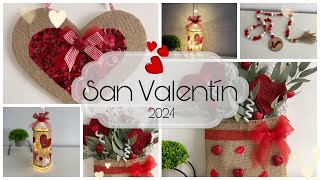 Manualidades para SAN VALENTÍN  Ideas para regalar o vender  DIY for san Valentín  San Valentin [upl. by Hgieliak]