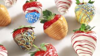 How to Make amp Color Chocolate Covered Strawberries [upl. by Wina51]