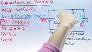 ✅CAPACITORES en PARALELO Ejercicio CAPACITANCIAVoltajes y Carga😎🌩 Análisis de Circuitos [upl. by Alejandro]