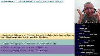 78  Supuesto Práctico 12  Ayto de Alcorcón  C2 Estabilización  2023 [upl. by Hinman]