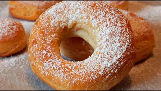 Air Fryer Biscuit Donuts  How to make Donuts using a Can of Biscuits [upl. by Gerti]