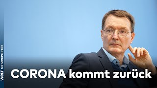 OMIKRON Lauterbach  CoronaLage ist kritisch und schlechter als die Stimmung in Deutschland [upl. by Aronos]