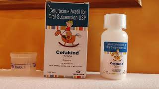 cefakind syrup cefuroxime axetil [upl. by Rednijar]