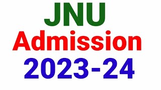 JNU Admission 2023 JNU Entrance Exam 2023 JNU Online Application Form 2023 JNU ka form kab aayega [upl. by Pryor615]