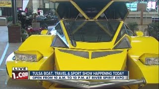 Tulsa Boat Sport and Travel Show in full swing [upl. by Ulrike]