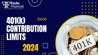 What Are The New 401k Contribution Limits For 2024 [upl. by Akeim]