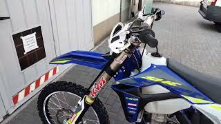 Sherco SEF 300 4t Factory full 2023 Demo Motor Bike Fontanellato [upl. by Retluoc]