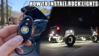 HOW TO INSTALL ROCK LIGHTS STEP BY STEP [upl. by Zenobia]