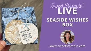 The Beach in Box Sweet Stampin’ LIVE [upl. by Soane]