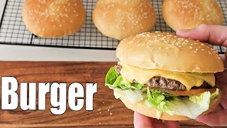 Comment Faire du Pain Burger Maison  PAIN HAMBURGER CLASSIQUE Recette facile et rapide [upl. by Montgomery]