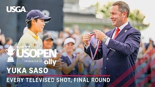 2024 US Womens Open Presented by Ally Highlights Yuka Saso Final Round  Every Televised Shot [upl. by Ensoll]