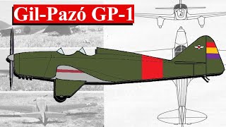 González GilPazó GP1  TwinSeat Spanish Training Aircraft [upl. by Mohamed]