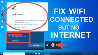 How To Fix WiFi Connected But No Internet Access On Windows 10  5 Ways [upl. by Aihsyn]