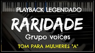 🎤 Raridade PLAYBACK LEGENDADO no Piano  TOM FEMININO quotAquot Grupo Voices by Niel Nascimento [upl. by Alfredo504]