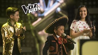 David Tarapues Nana y Juan David cantaron en la Súper Batalla de Yatra  La Voz Kids Colombia 2018 [upl. by Itak]