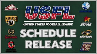 2023 USFL Schedule Release [upl. by Leffen]