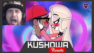 quotKushowa Reacts to Verbalases Cursed 50K Hazbin Hotel AMV In Beloved Memory of John Lugo❤️quot [upl. by Finn]