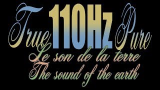 110Hz Frequency True110Hz Pure Frequence Relaxation 70mi [upl. by Esma]