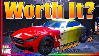 IS IT WORTH IT  The New Schlagen GT Car Free Lucky Wheel GTA 5 Online Review amp Customization [upl. by Whall]