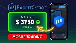 Expert Option MOBILE Trading Strategy  How to Trade on Expert Option Mobile [upl. by Analiese]