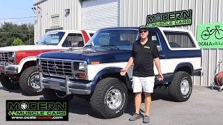 Fully Restored 1986 Ford Bronco XLT  Modern Muscle Cars [upl. by Roxine]