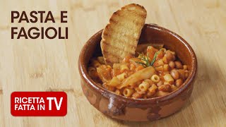 PASTA E FAGIOLI di Benedetta Rossi  Ricetta TV Fatto in Casa per Voi [upl. by Maurizia]