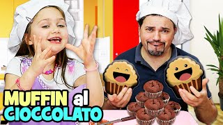 MUFFIN AL CIOCCOLATO di MARTA  Ricetta facile e divertente [upl. by Scopp]