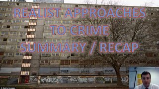 Sociology Realist approaches to crime amp deviance [upl. by Allemahs]