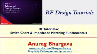 RF Design6 Smith Chart and Impedance Matching Fundamentals [upl. by Kcirdlek470]