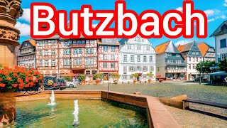 Butzbach City Germany 🇩🇪 Walking tour 4k video [upl. by Doone]