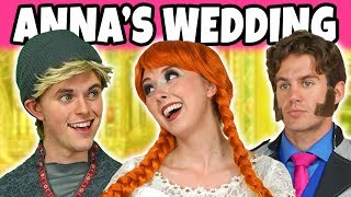 ANNA MARRY KRISTOFF OR HANS Frozen Anna and Elsa at the Wedding Totally TV [upl. by Reeba]