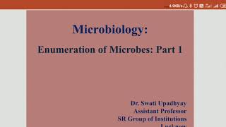 Measurement of microbial growth Part 1 [upl. by Anayt]