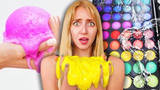 I Tried VIRAL Tiktok Slime Hacks [upl. by Imojean]