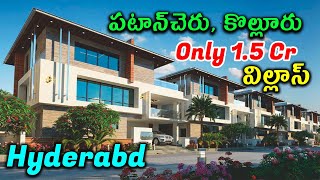 triplex villa for sale in hyderabad  house for sale  bhanur near kollur  Mokila Shankarpally [upl. by Marwin]