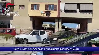 Sant’Anastasia grave incidente con 2 ragazzi morti sulla Statale 162dir [upl. by Sivla]