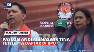 PASLON ANDI MUNASWIR TINA TETELEPTA DAFTAR DI KPU  MHI 01092024 [upl. by Simmonds]