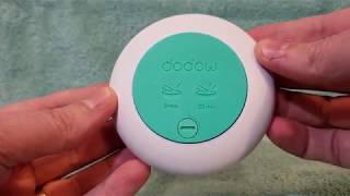 Dodow Metronome Sleep Aid Device blogger review [upl. by Dachia734]