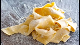 How to Make PAPPARDELLE PASTA RECIPE shorts [upl. by Etnoled504]