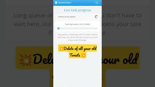 How to delete all of your Tweets tweetdelete howtodelete howto 🤔 [upl. by Eelsew202]