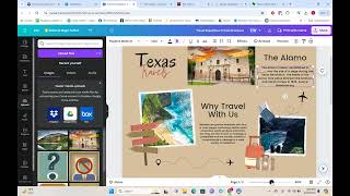 How to Make a Travel Brochure with Canva [upl. by Yenahc]