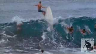 Classic Longboard surf part 2 quotReggae and surf musicquot [upl. by Jacquie881]