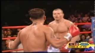 Irish Micky Ward Vs Arturo Thunder Gatti II Round 3 HD [upl. by Rhett875]