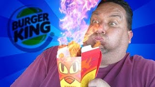 Burger King®  Fiery Chicken Fries REVIEW [upl. by Hsirap]