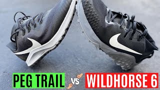 Nike Wildhorse 6 Vs Pegasus Trail Review [upl. by Aisereht894]