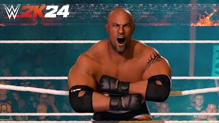 WWE 2K24  GOLDBERG Entrance  ALL Signatures amp Finishers [upl. by Assilana]