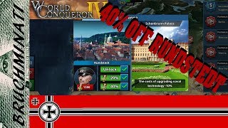 Rundstedt 40 Off Famous Generals Discount Mission World Conqueror 4 [upl. by Earley404]