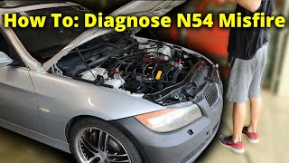 Diagnosing a MISFIRE on my 335i Sparkplug Coil or Injectors [upl. by Enomed981]