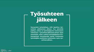 Positiivinen työntekijäkokemus työsuhteen jälkeen [upl. by Janis]