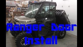 2018  2019 Polaris Ranger 1000XP Door Installation [upl. by Latea241]