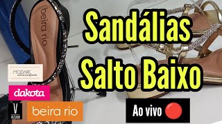 SANDÁLIAS SALTO BAIXO E ELEGANTES BEIRARIO CALÇADOS  DAKOTA CALÇADOS  VIZZANO ✨✨ [upl. by Prudence]